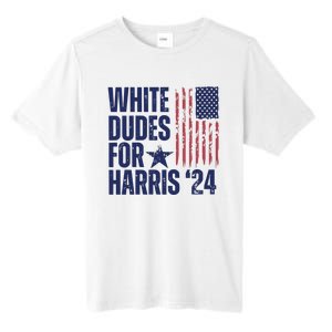 White Dudes For Harris Election 2024 Tall Fusion ChromaSoft Performance T-Shirt