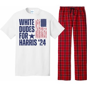 White Dudes For Harris Election 2024 Pajama Set