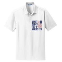 White Dudes For Harris Election 2024 Dry Zone Grid Polo