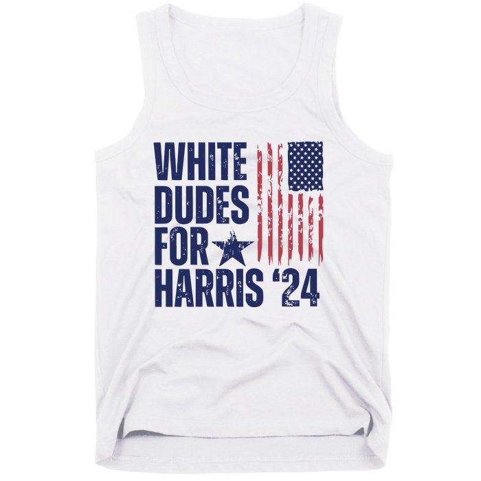 White Dudes For Harris Election 2024 Tank Top