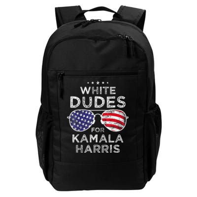 White Dudes For Kamala Harris Sunglasses Daily Commute Backpack