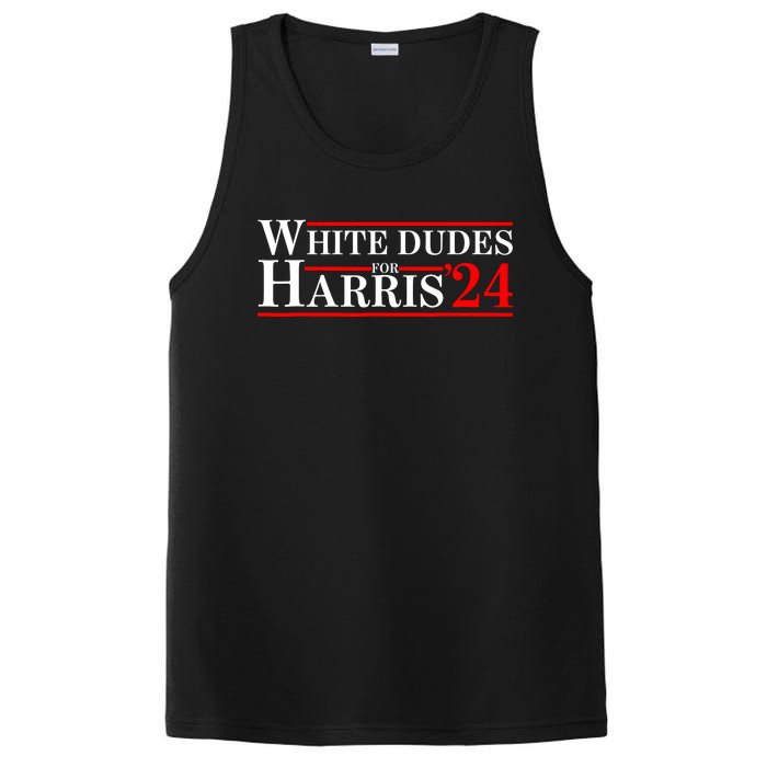 White Dudes For Harris 2024 For President Election Voting 2024 PosiCharge Competitor Tank