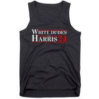 White Dudes For Harris 2024 For President Election Voting 2024 Tank Top