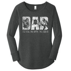 Welding Dad Father Women's Perfect Tri Tunic Long Sleeve Shirt