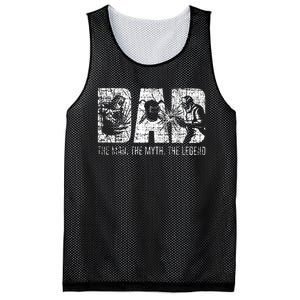 Welding Dad Father Mesh Reversible Basketball Jersey Tank