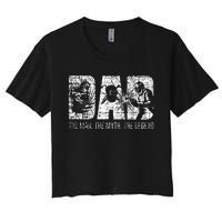 Welding Dad Father Women's Crop Top Tee