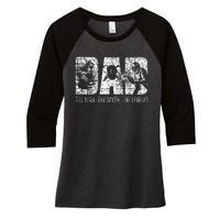 Welding Dad Father Women's Tri-Blend 3/4-Sleeve Raglan Shirt