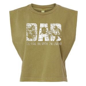 Welding Dad Father Garment-Dyed Women's Muscle Tee