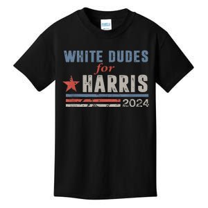 White Dudes For Kamala Harris Kids T-Shirt