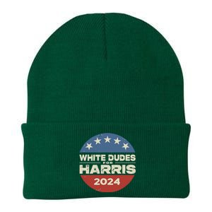 White Dudes For Harris Kamala 2024 Knit Cap Winter Beanie