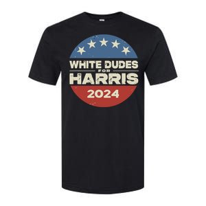 White Dudes For Harris Kamala 2024 Softstyle CVC T-Shirt