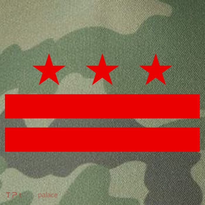 Washington Dc Flag D.C. Capitol Legacy Tie Dye Trucker Hat