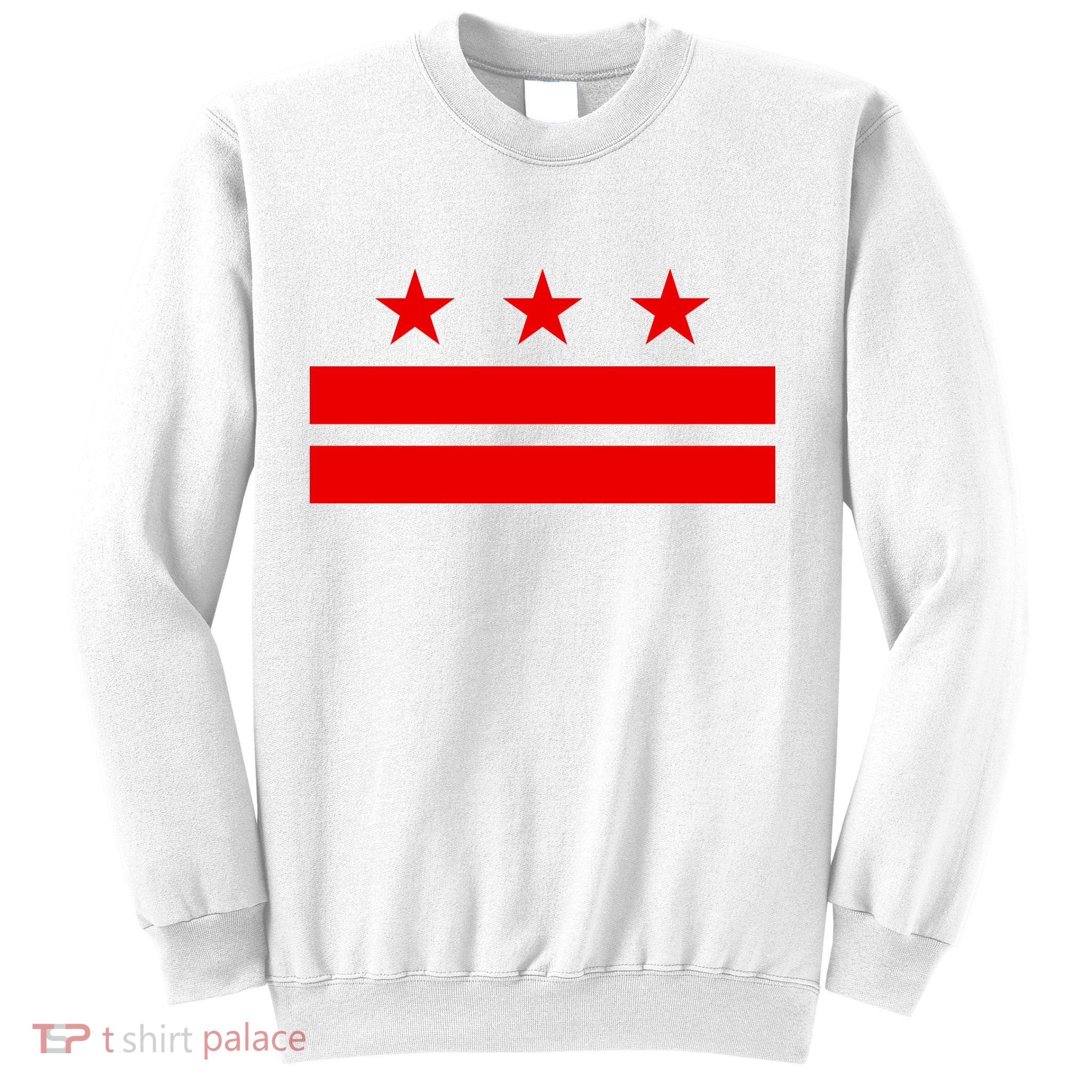 Washington Dc Flag D.C. Capitol Sweatshirt