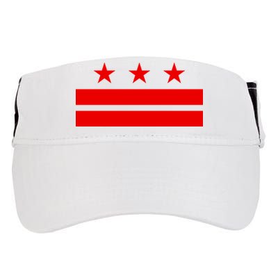 Washington Dc Flag D.C. Capitol Adult Drive Performance Visor
