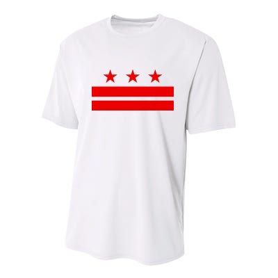 Washington Dc Flag D.C. Capitol Youth Performance Sprint T-Shirt