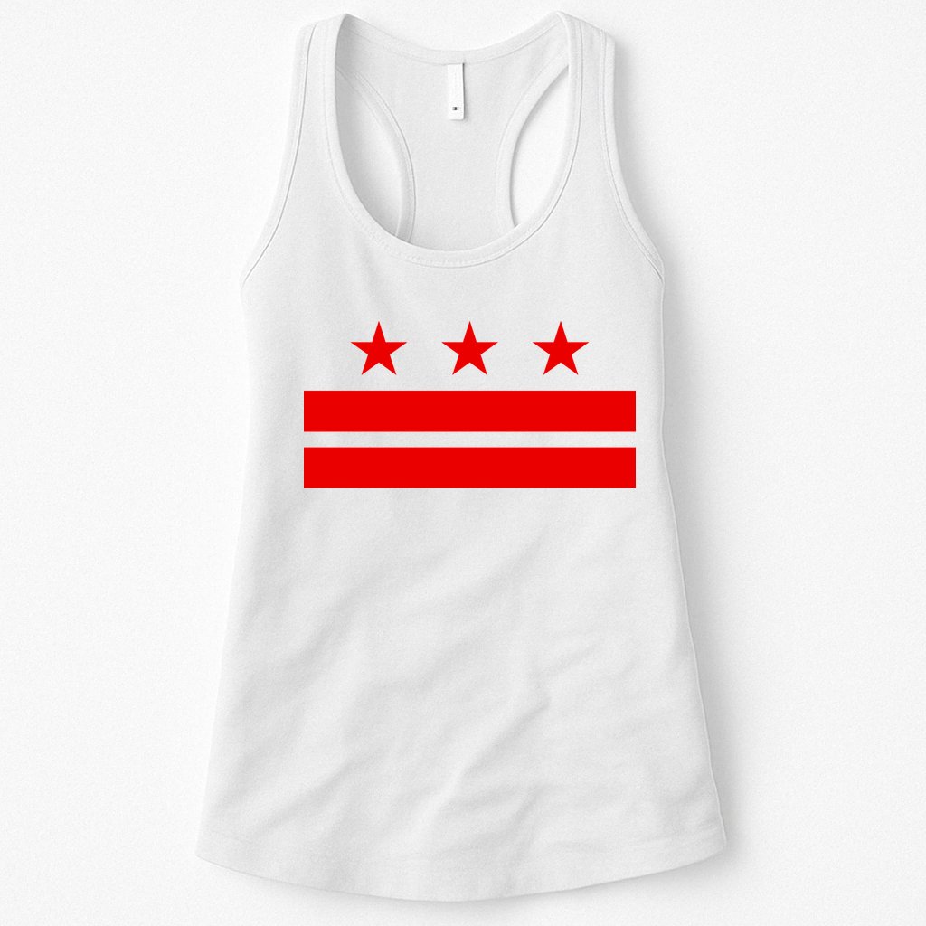Washington Dc Flag D.C. Capitol Womens Tank Top