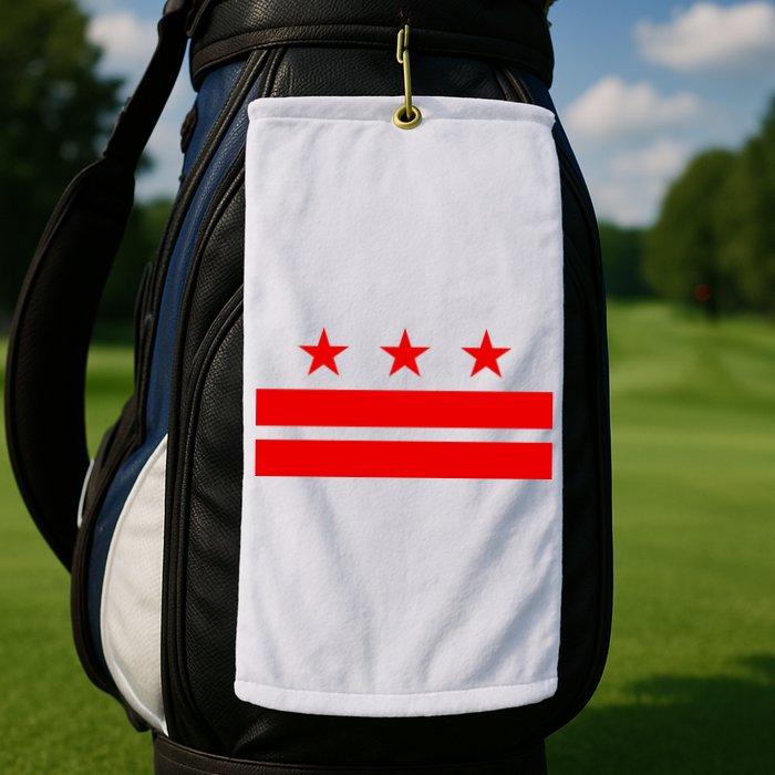 Washington Dc Flag D.C. Capitol Golf Towel