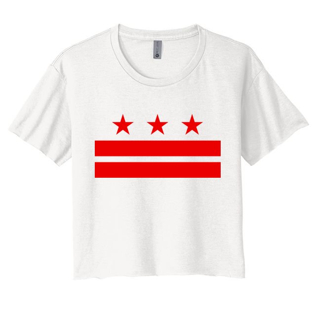 Washington Dc Flag D.C. Capitol Crop Top