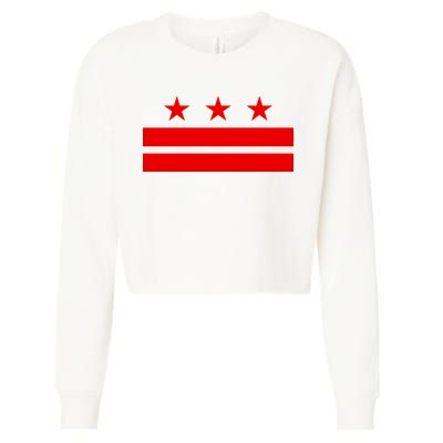 Washington Dc Flag D.C. Capitol Cropped Pullover Crew