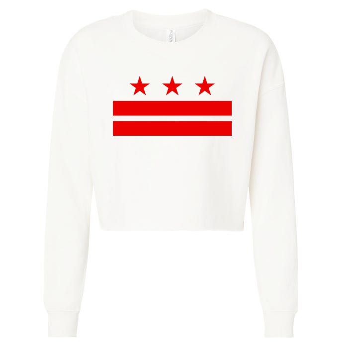 Washington Dc Flag D.C. Capitol Cropped Pullover Crew