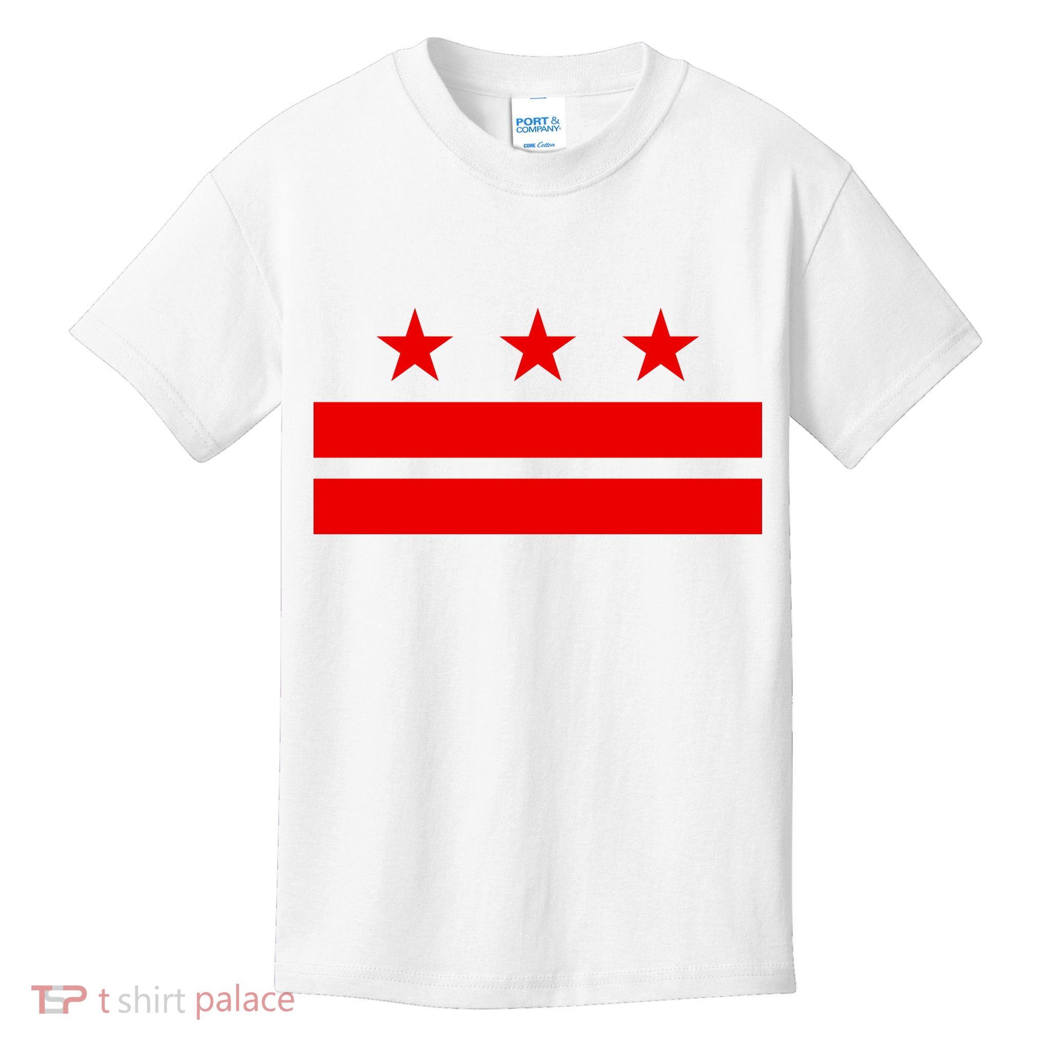 Washington Dc Flag D.C. Capitol Kids T-Shirt