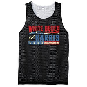 White Dudes For Harris 2024 For President Election Voting 2024 Mesh Reversible Basketball Jersey Tank