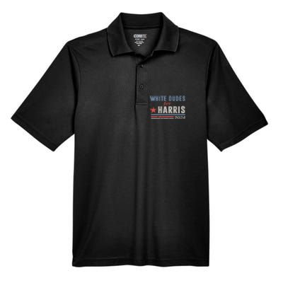 White Dudes For Kamala Harris Men's Origin Performance Piqué Polo