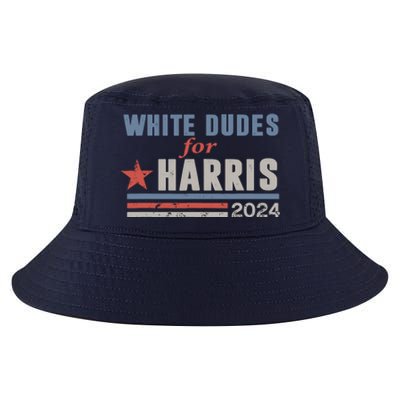 White Dudes For Kamala Harris Cool Comfort Performance Bucket Hat