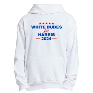 White Dudes For Harris 2024 For President Election Voting 2024 Urban Pullover Hoodie