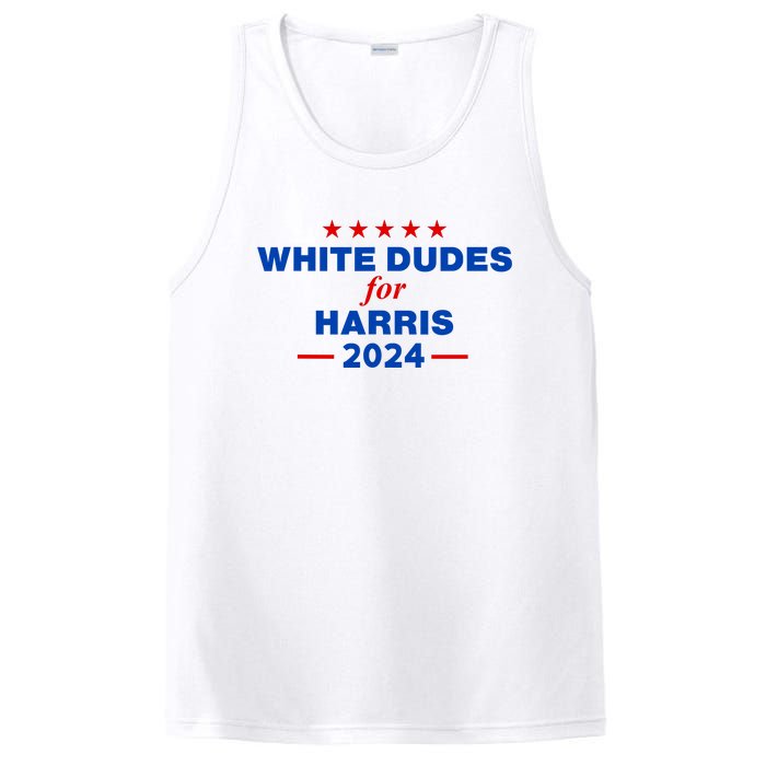 White Dudes For Harris 2024 For President Election Voting 2024 PosiCharge Competitor Tank