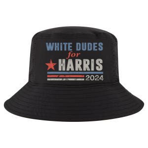 White Dudes For Harris 2024 For President Cool Comfort Performance Bucket Hat