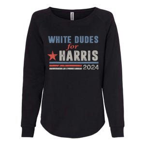 White Dudes For Harris 2024 For President Womens California Wash Sweatshirt