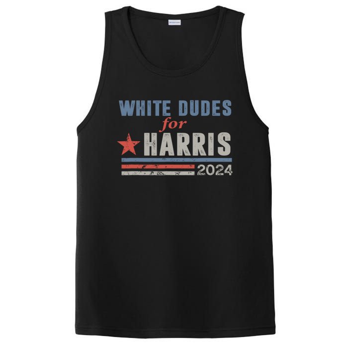 White Dudes For Harris 2024 For President PosiCharge Competitor Tank