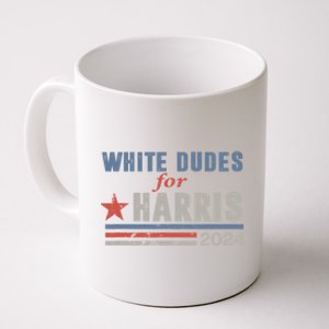 White Dudes For Harris 2024 For President Coffee Mug