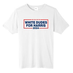 White Dudes For Harris 2024 For President Election Voting 2024 Tall Fusion ChromaSoft Performance T-Shirt