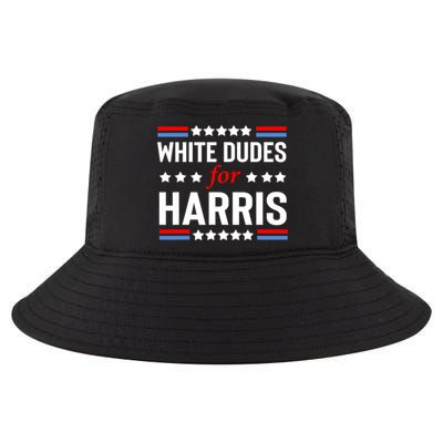 White Dudes For Harris 2024 For President Cool Comfort Performance Bucket Hat