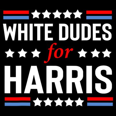 White Dudes For Harris 2024 For President T-Shirt