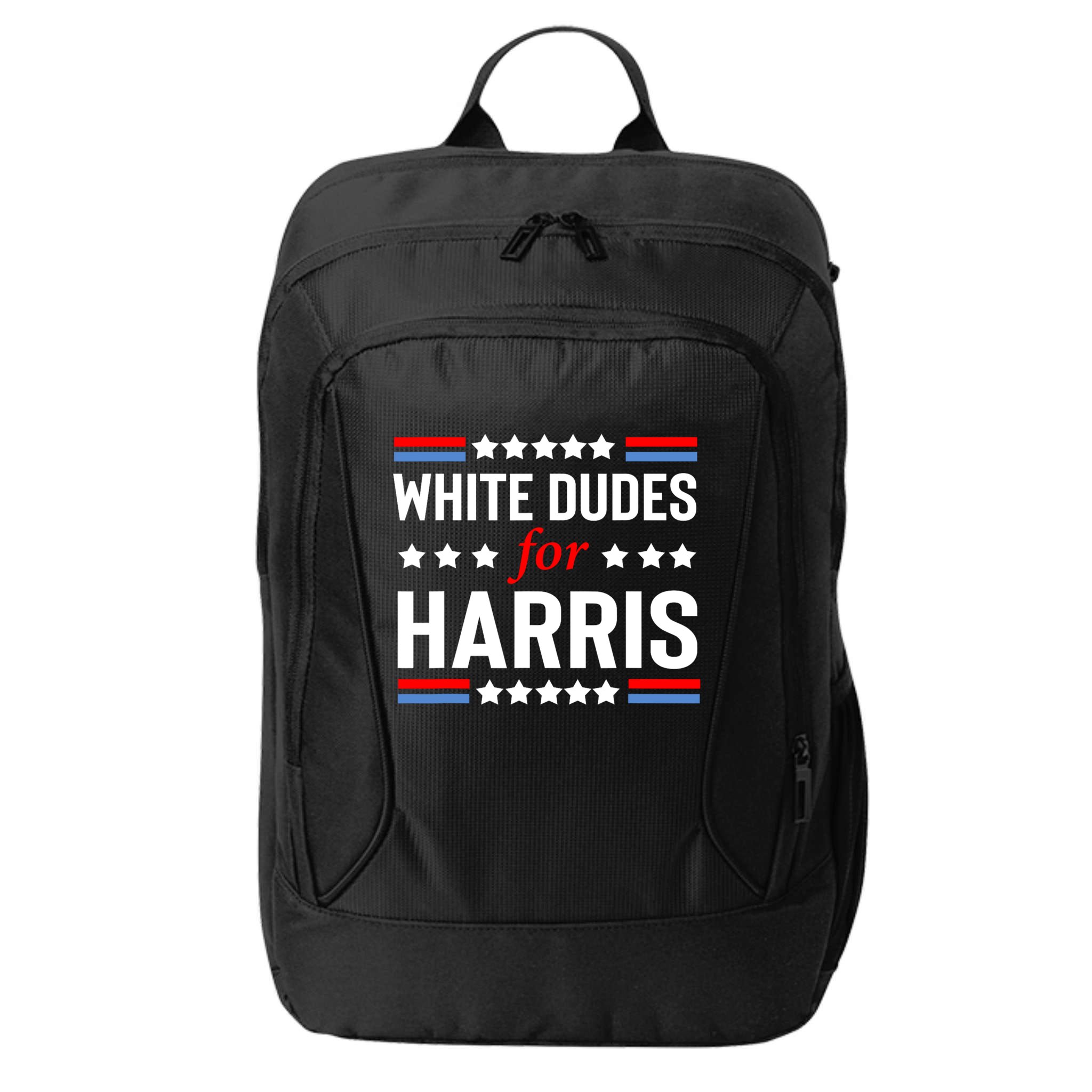 White Dudes For Harris 2024 For President City Backpack