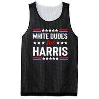 White Dudes For Harris 2024 For President Mesh Reversible Basketball Jersey Tank