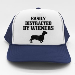 Wiener Dog Funny Weiner Doxie Dachshund Mom Dad Gift Trucker Hat