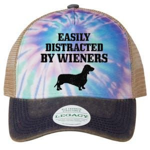 Wiener Dog Funny Weiner Doxie Dachshund Mom Dad Gift Legacy Tie Dye Trucker Hat