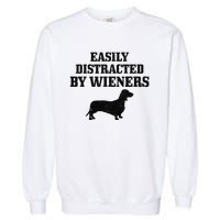 Wiener Dog Funny Weiner Doxie Dachshund Mom Dad Gift Garment-Dyed Sweatshirt