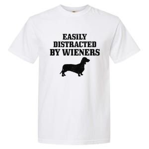 Wiener Dog Funny Weiner Doxie Dachshund Mom Dad Gift Garment-Dyed Heavyweight T-Shirt