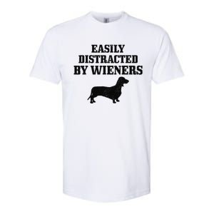 Wiener Dog Funny Weiner Doxie Dachshund Mom Dad Gift Softstyle CVC T-Shirt