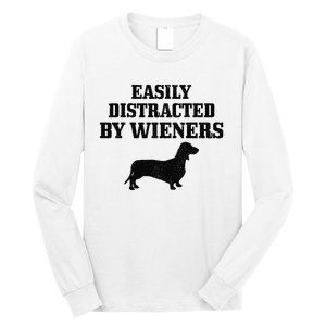 Wiener Dog Funny Weiner Doxie Dachshund Mom Dad Gift Long Sleeve Shirt