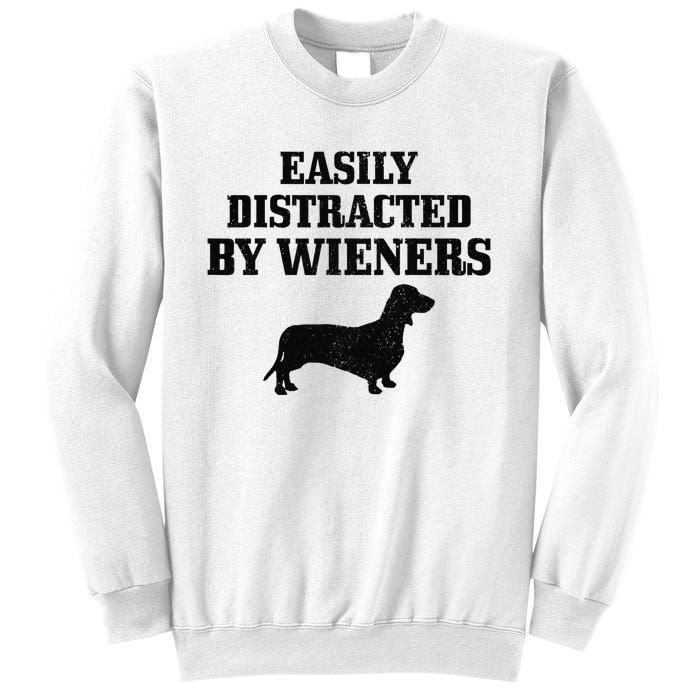 Wiener Dog Funny Weiner Doxie Dachshund Mom Dad Gift Sweatshirt