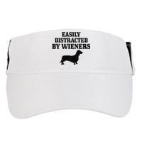 Wiener Dog Funny Weiner Doxie Dachshund Mom Dad Gift Adult Drive Performance Visor