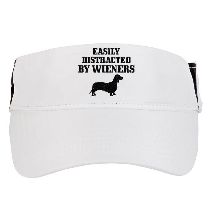 Wiener Dog Funny Weiner Doxie Dachshund Mom Dad Gift Adult Drive Performance Visor