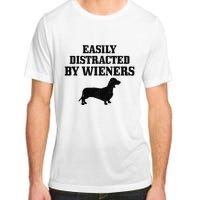 Wiener Dog Funny Weiner Doxie Dachshund Mom Dad Gift Adult ChromaSoft Performance T-Shirt