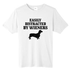 Wiener Dog Funny Weiner Doxie Dachshund Mom Dad Gift Tall Fusion ChromaSoft Performance T-Shirt